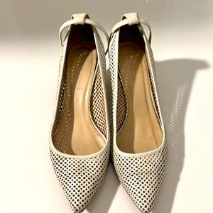 J crew leather heels made in Italy